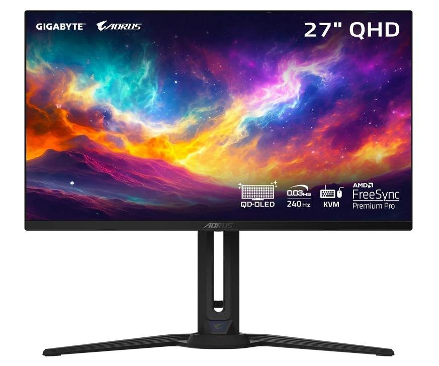 Gigabyte - Aorus Fo27q3-27" Qd Oled