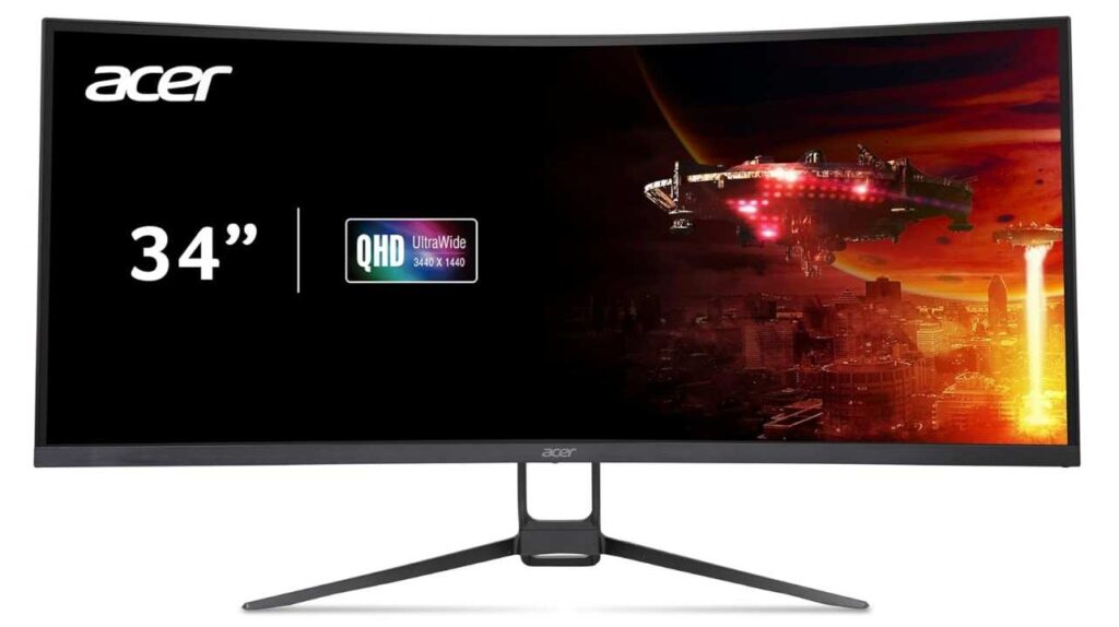 Acer Nitro 34" Uwqhd Curved Pc Gaming Monitor