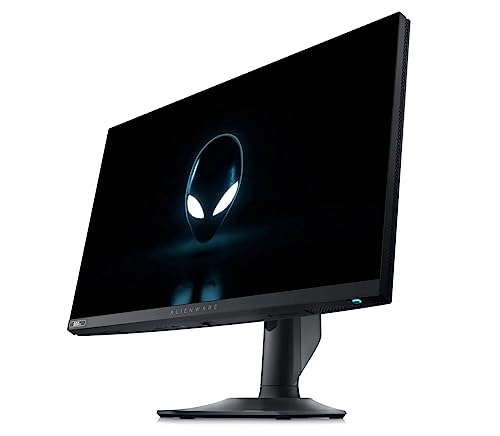 Alienware AW2524H Gaming Monitor - 24.5-inch 480Hz 1ms IPS Anti-Glare Display, HDMI/DP/USB, Height/Tilt/Swivel/Pivot Adjustable, Dell Services - Dark Side of The Moon, Black (Renewed)